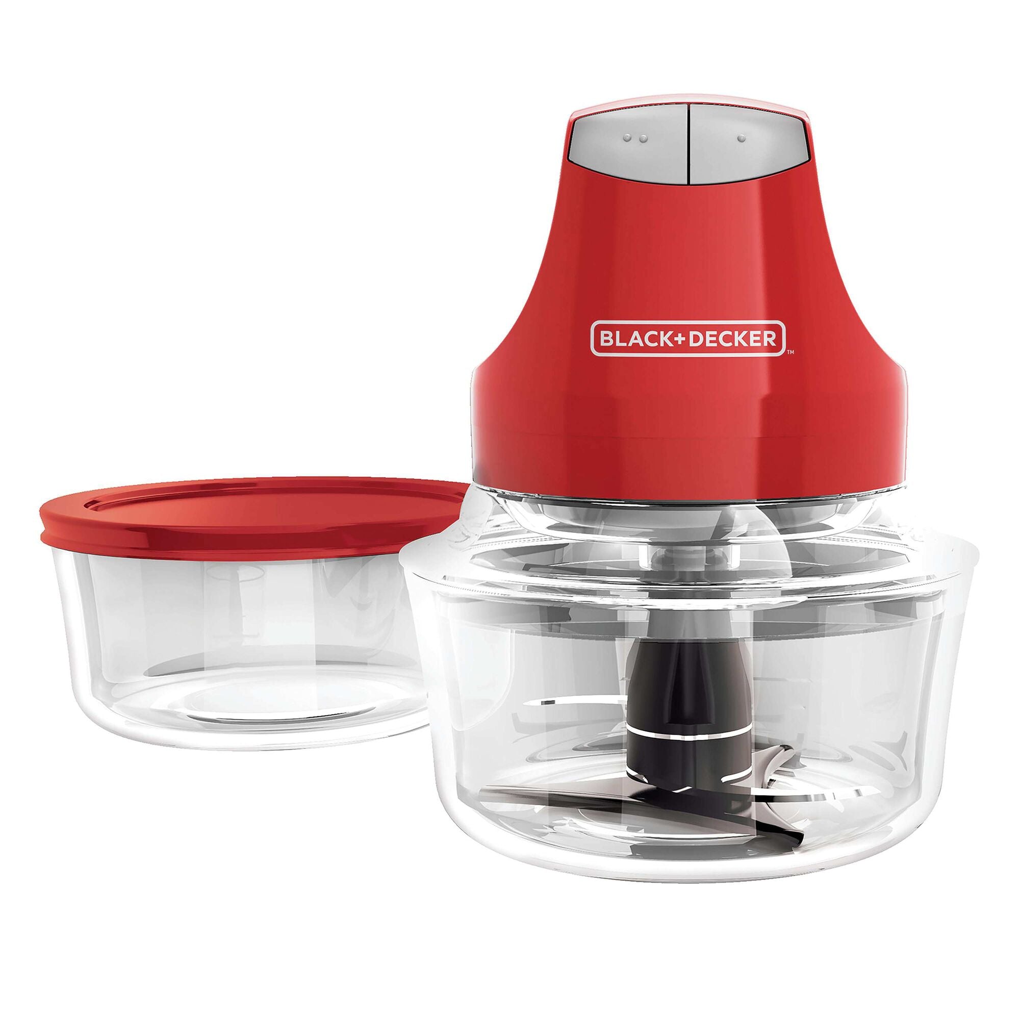 Black+Decker Chopper Vertical With Glass Bowl