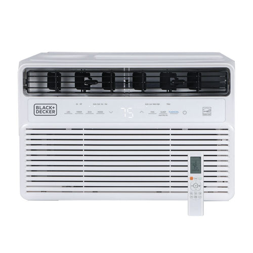 BLACK+DECKER white 8000 BTU Inverter Window Air Conditioner with remote