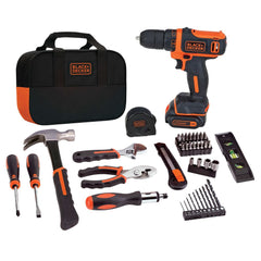 BLACK+ DECKER Drill & Driver Plus 59-piece Project Kit.