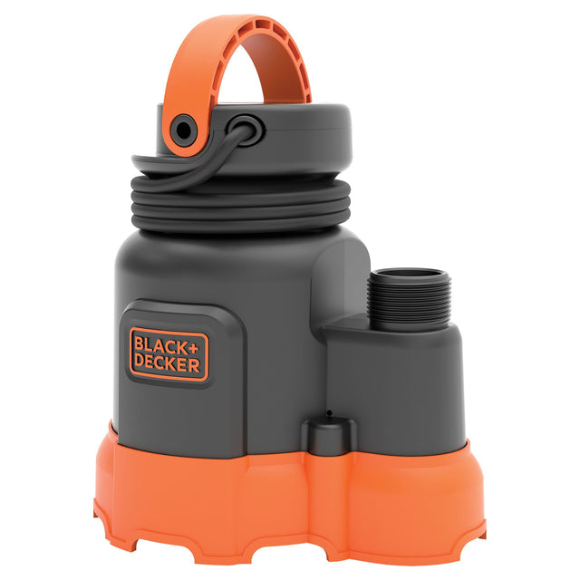 The BLACK+DECKER®  1-4hp  water pump reinforced thermoplastic submersible with garden hose adapter main view