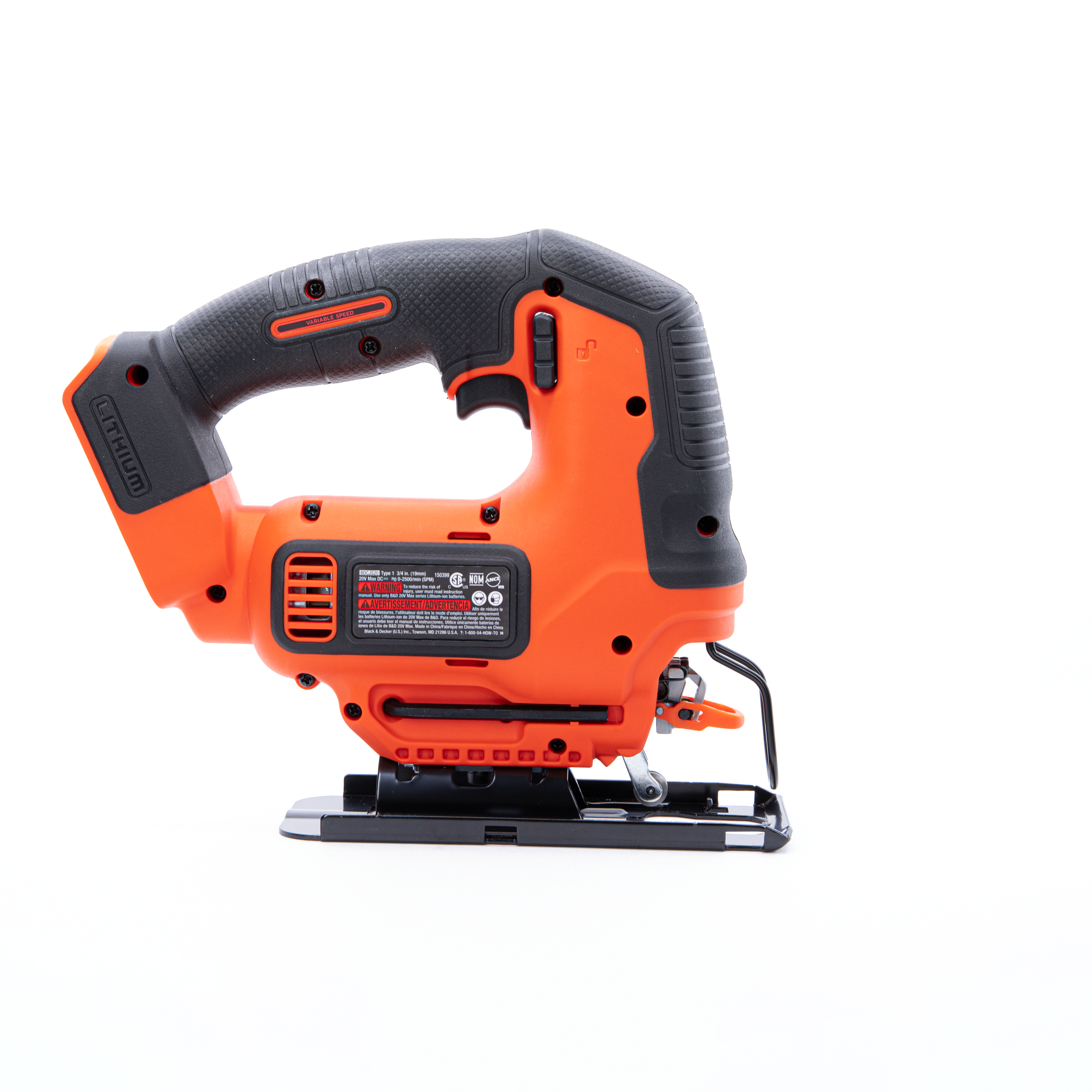 20V MAX* POWERCONNECT™ Cordless Variable Speed Jigsaw (Tool Only) |  BLACK+DECKER