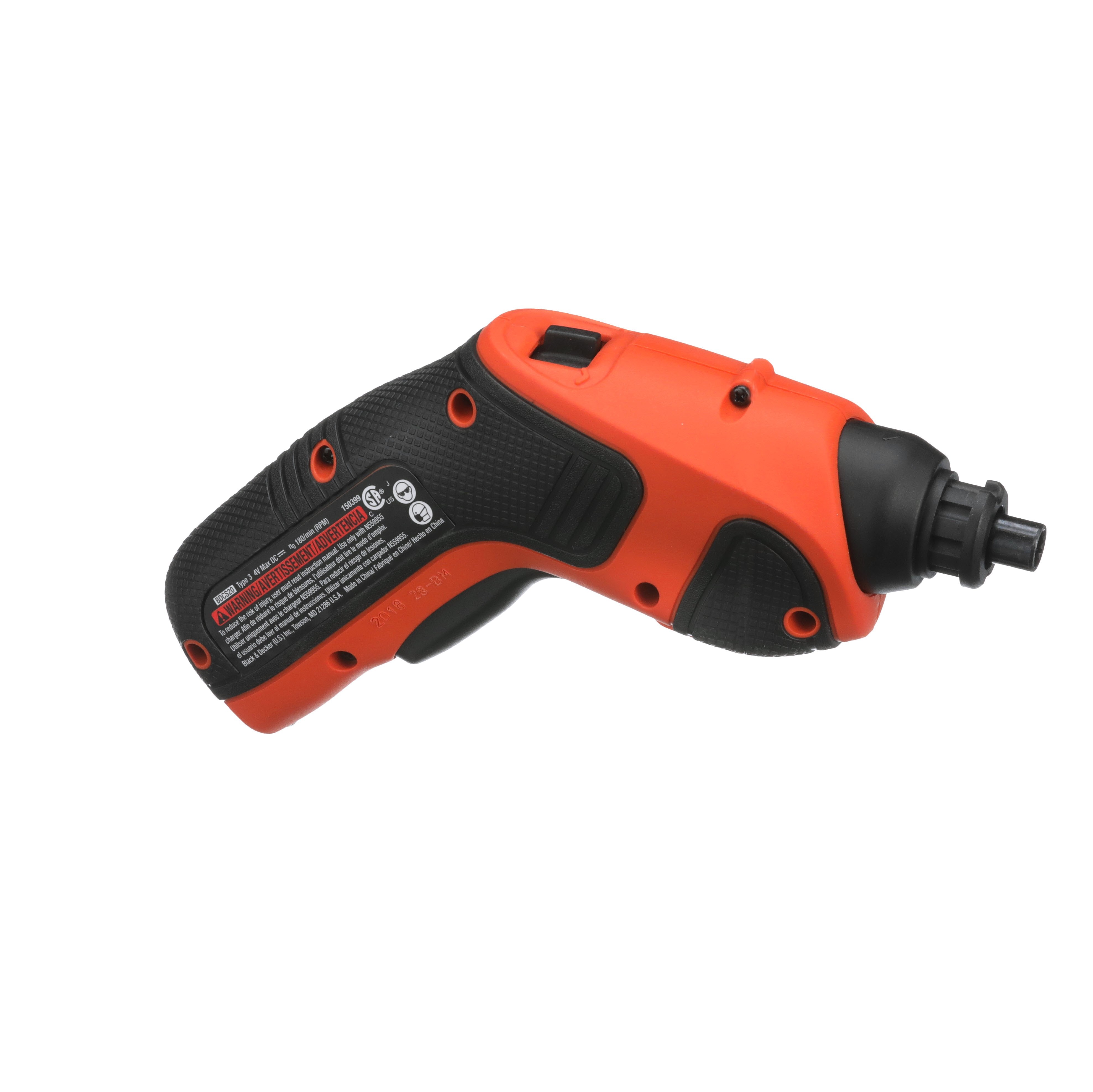 4V MAX Lithium Rechargeable Screwdriver BLACK DECKER