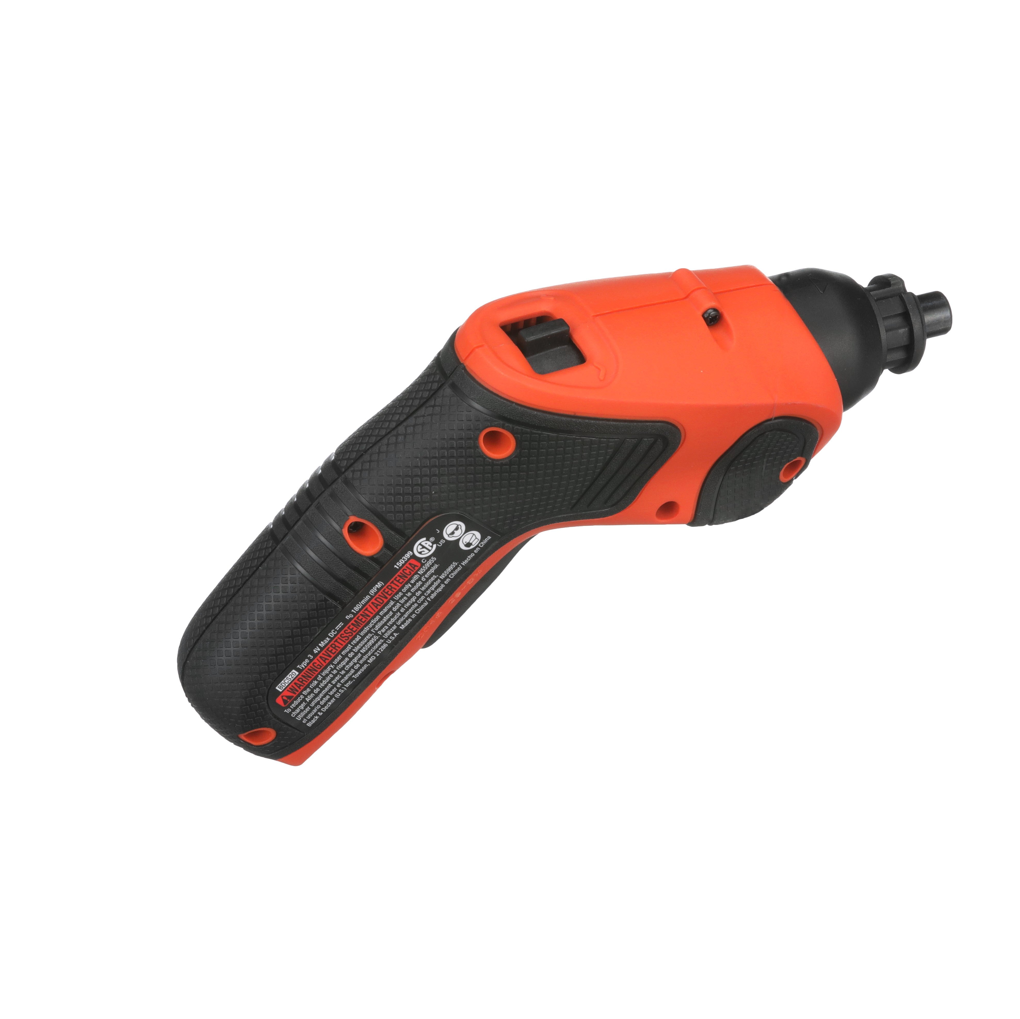 4V MAX Lithium Rechargeable Screwdriver BLACK DECKER