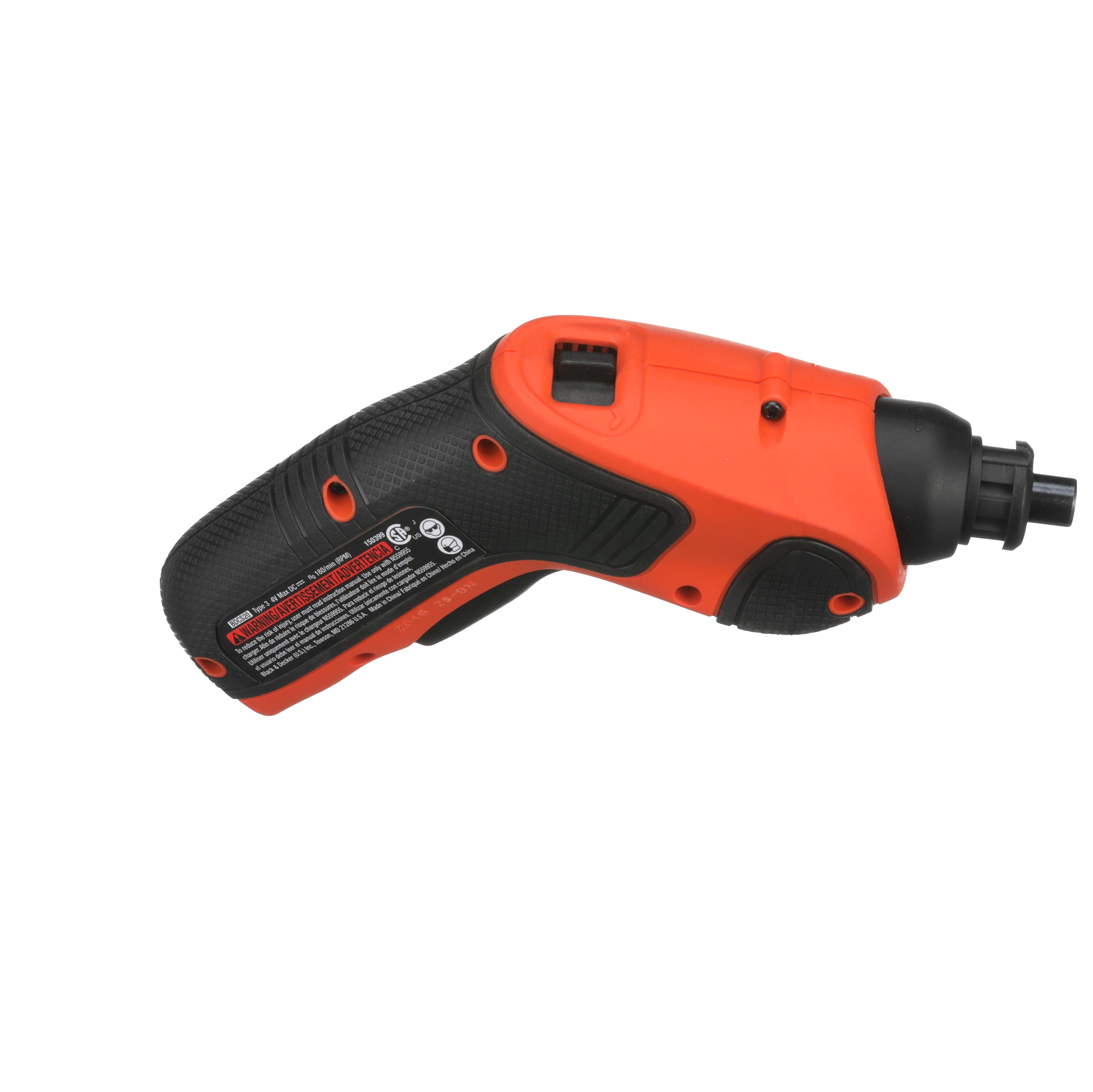 Black and decker cordless deals screwdriver manual