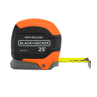 Profile of Tape Measure Grip Release Auto Lock and Self Lock 25 Foot.