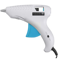 profile of a BLACK+DECKER corded glue gun 