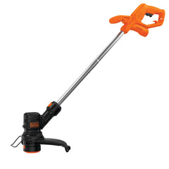 Profile of 4 amp 13 inch electric string trimmer.