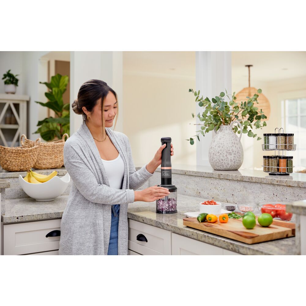 kitchen wand™ Blender Kit, Grey | BLACK+DECKER