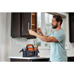 Profile of black and decker tool bag 12 inch.