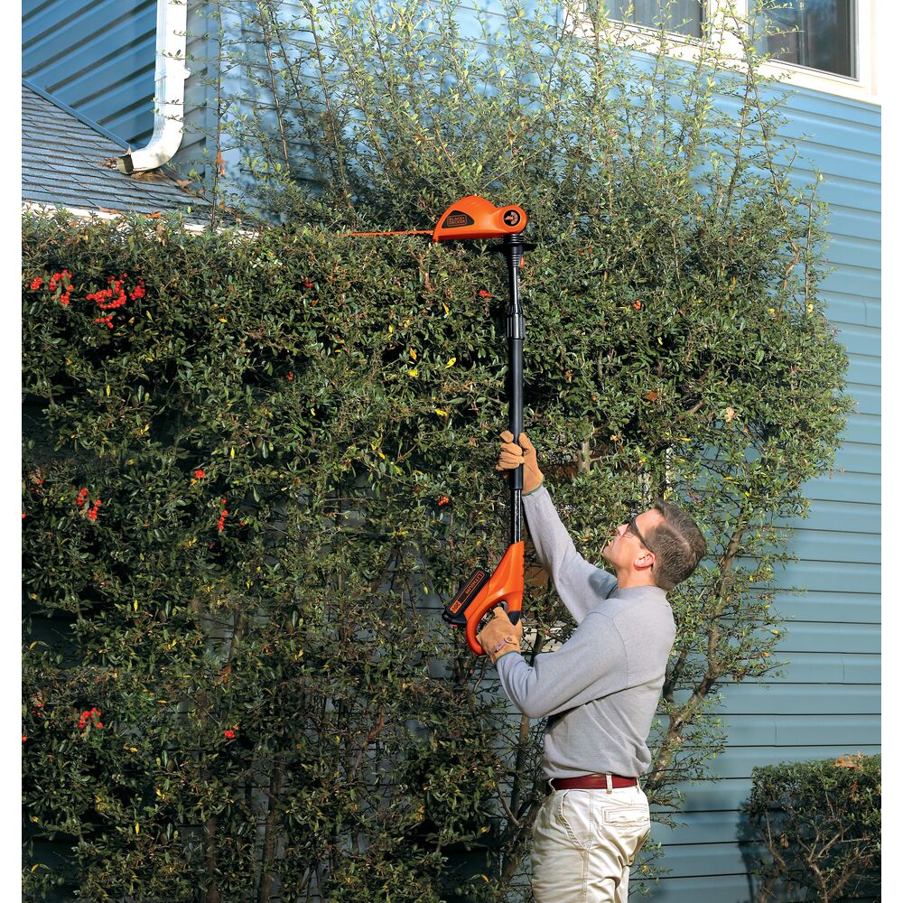 BLACK+DECKER 20V MAX* POWERCONNECT Cordless Pole Hedge Trimmer - Bed Bath &  Beyond - 37219569