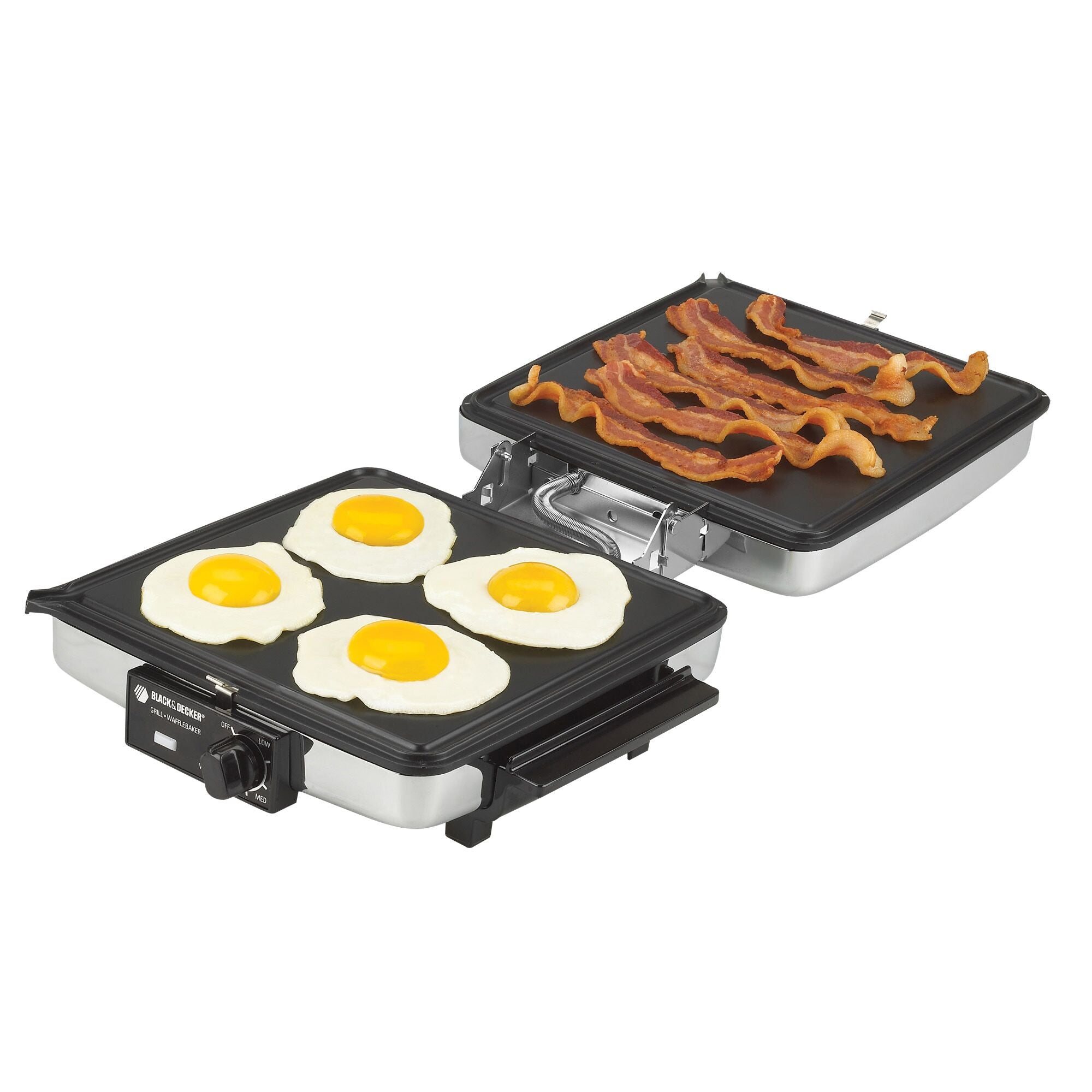 3 in 1 Grill Griddle Waffle Maker BLACK DECKER