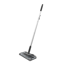 100 minute powered floor sweeper charcoal grey.