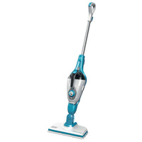 Profile of 7 in 1 steam mop with steamglove handheld steamer.