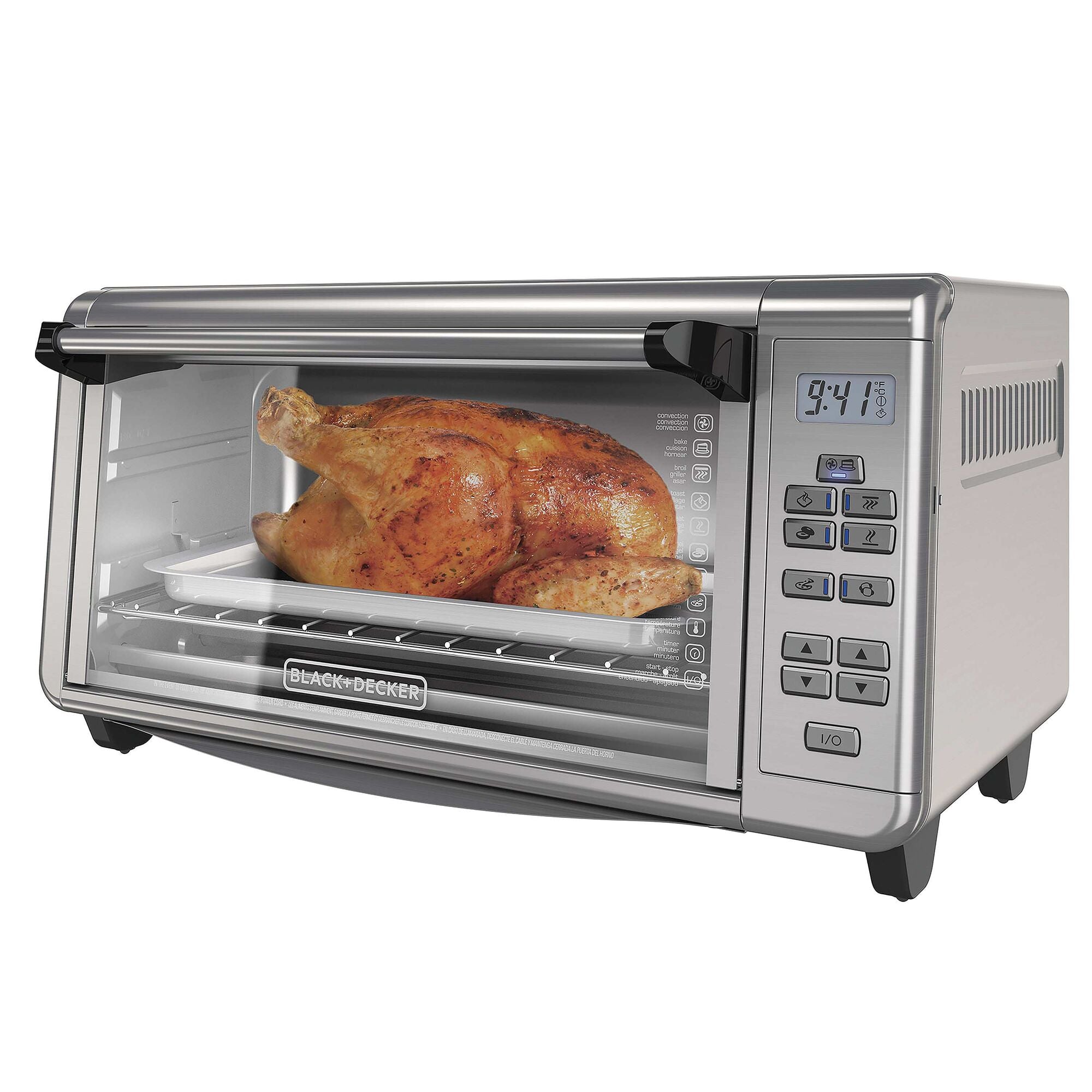 8 Slice Digital Extra Wide Convection Oven BLACK DECKER