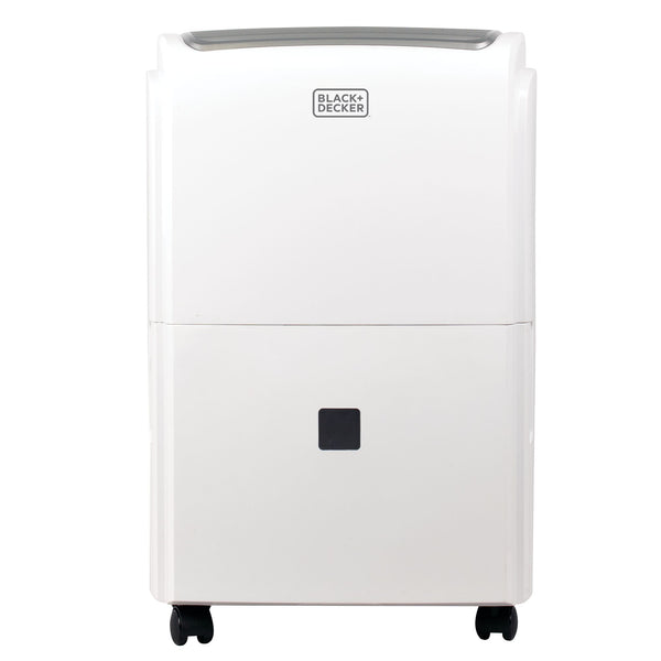 BLACK+DECKER 1500 Sq. Ft. Dehumidifier for Medium to Large Spaces and  Basements, Energy Star Certified, Portable, BDT20WTB , White