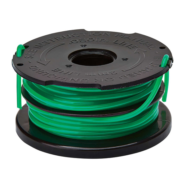 Trimmer Line Replacement Spool Easy Feed Dual Line .08 Inch